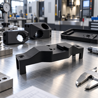 Pièces automobiles sur mesure en aluminium usinées CNC, anodisées noires, fraisage CNC, tournage, perçage, pièces détachées automobiles, production en série