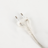 Vente chaude prise standard ue cordon d'alimentation cordon de câble d'alimentation électrique en PVC