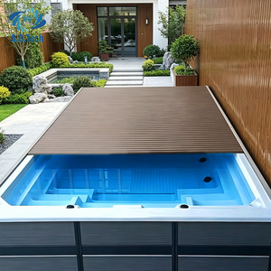 Couverture de <span class=keywords><strong>piscine</strong></span> automatique à lames en aluminium légère, installation facile, durable, <span class=keywords><strong>volet</strong></span> <span class=keywords><strong>électrique</strong></span> rétractable, prix de gros usine - Product Image 1