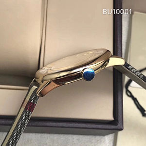 Reloj de Pulsera de Nylon de Lujo Hecho a Mano con Correas Intercambiables de Colores, Movimiento de Cuarzo, Caja de 5mm de Grosor, Analógico, Tela Dorada - Product Image 6