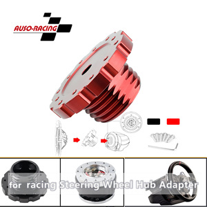Adaptateur de volant de course Thrustmaster en alliage d'aluminium noir et rouge pour T500 T300 T-GT TX - Product Image 4