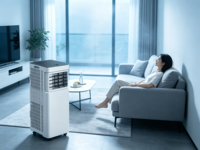 Climatiseur portable 7000 BTU, unité mobile de climatisation, refroidissement uniquement, climatiseur portable pour la maison, le bureau, la chambre