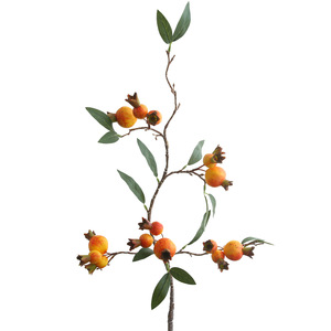 Bouquet de fleurs artificielles Yihua en forme de grenade, en soie, pour décoration intérieure, style moderne et simple, pour bureau ou balcon - Product Image 5