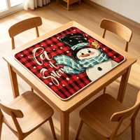 Tapis de Mahjong de Noël de Luxe Moderne avec Dos Antidérapant en Caoutchouc et Surface en Feutre Imperméable pour Jeux de Poker et de Cartes OEM ODM