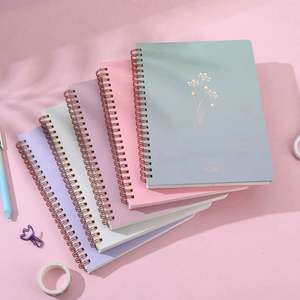 Customizable PVC Cover Sublimation Bulk Custom Inside Page A5 Spiral Notebooks 100 Sheets Subject Printing Binding Journal - Product Image 3