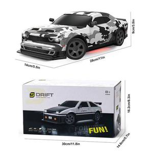 Voiture RC de drift S921 S922 2.4G 4x4 1/16 haute vitesse, modèle de voiture télécommandée avec pneu de secours, véhicule RC pour enfants - Product Image 2