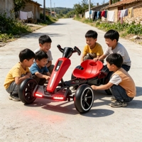 Kart électrique de drift pour jeux en extérieur, vente directe usine, avec contrôle fluide et fonction de conduite sécurisée