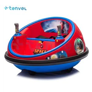 2024 new design 12v battery baby kids ride on bumper car unisex electric powerwheels 360 bumper spinning baby ride-on cars