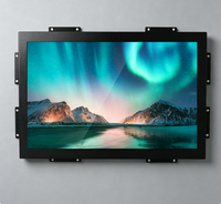Écran tactile capacitif 10,4 12 15 15,6 19 21,5 24 32 pouces, moniteur LCD industriel à cadre ouvert, 1000 nits 1500 nits, étanche