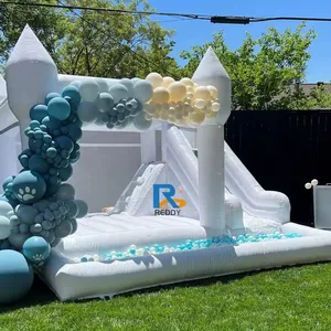 Castillo de salto inflable con tobogán Castillo de rebote gorila deshierbe Casa de rebote inflable pozo de bolas para la venta