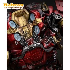 Statue grandeur nature personnalisée de super-héros <span class=keywords><strong>Marvel</strong></span> 1 2 Iron Man MK44 Anti Hulk Armor Sculpture pour œuvre d'art en résine à collectionner - Product Image 6