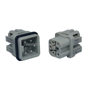 HA-004-<span class=keywords><strong>M</strong></span> 10 ampere 4 pin + PE uguale al connettore per impieghi gravosi Harting - Product Image 1
