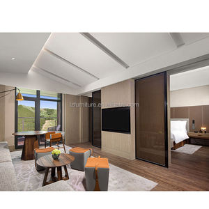 Hotel Apartment Beds Furniture Bedroom Sets Complete Economically Matched for Triple Room Use One-Stop Solution for Projects - Product Image 3
