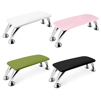 Repose-main pour nail art, support de table de manucure avec pieds en acier inoxydable pour salon et usage domestique