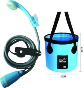 2023 campeggio strumenti ricaricabili accessori per l'escursionismo strumenti per esterni pompa per doccia ad acqua doccia portatile ricaricabile USB - Product Image 3