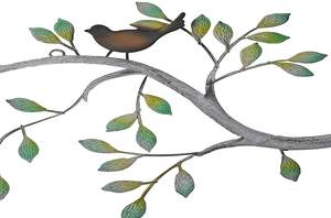 งานประติมากรรมตกแต่งผนังโลหะรูปนก 24 ตัว สำหรับตกแต่งบ้าน ครัว ภายในอาคาร ขายส่งจากโรงงานโดยตรง - Product Image 6