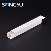 Goulotte de câblage électrique ignifuge de toutes tailles personnalisée Conduit de câbles en PVC blanc pour la protection des câbles