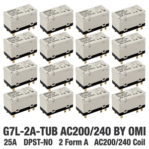 Relé <span class=keywords><strong>de</strong></span> Potencia Original OMRON G7L-2A-TUB AC200/240, 25A DPST-NO, 2 Formas, Relé <span class=keywords><strong>de</strong></span> Propósito General G7L-2A-TUB AC200/240 <span class=keywords><strong>de</strong></span> OMI - Product Image 3