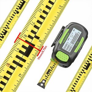 Pour télémètre laser numérique DT30 60m avec écran LCD et ruban à mesurer - Product Image 5