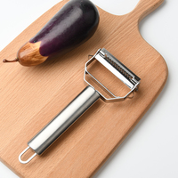 Hete Aanbieding XUCAN Dubbele Kop Multifunctionele RVS Ecologische Fruit- en Groenteschiller Julienne Snijder voor Thuiskeuken
