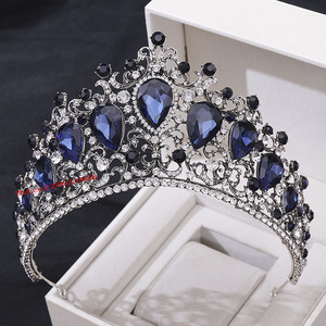 Vente en gros <span class=keywords><strong>de</strong></span> bijoux <span class=keywords><strong>de</strong></span> cheveux <span class=keywords><strong>de</strong></span> mariage à design mixte <span class=keywords><strong>prix</strong></span> bon marché pour les couronnes <span class=keywords><strong>de</strong></span> strass et les diadèmes <span class=keywords><strong>de</strong></span> <span class=keywords><strong>couronne</strong></span> en métal cristal en vrac - Product Image 3