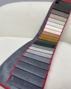 Tela tejida de tapicería de chenilla Lisa entretejida sólida teñida de pieza <span class=keywords><strong>Bravais</strong></span> para muebles de sofá y decoración del hogar - Product Image 1