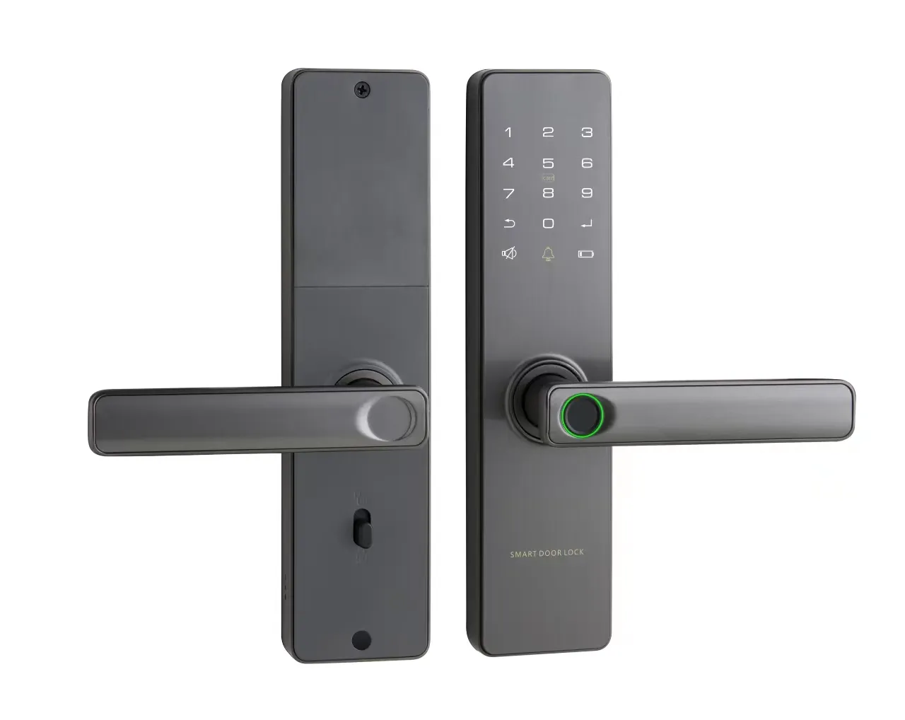 Aidmi per interni Smart Lock Tuya Wifi biometrico intelligente intelligente per impronte digitali serratura in legno