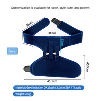 Bingfan Compresse froide en gel solide réutilisable pour épaule, enveloppante et amovible, 31x38cm, avec support