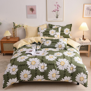 Mignon doux ours imprimé en gros Chine fabrication housse de <span class=keywords><strong>couette</strong></span> drap de lit <span class=keywords><strong>pas</strong></span> <span class=keywords><strong>cher</strong></span> linge de lit ensemble de literie couverture de literie - Product Image 5