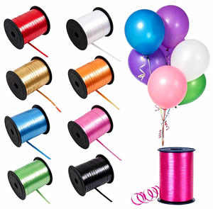 Multi Color Glossy PP <b>Ribbon</b> Roll Solid Polypropylene <b>Ribbon</b> for Gift Wrapping Wedding Balloon Bouquet Hair Bow Decoration - Product Image 4