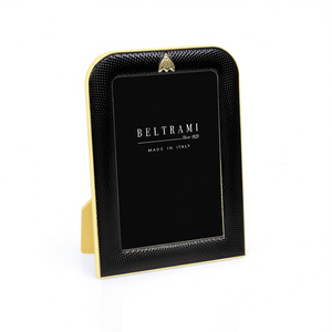 Cadre photo Beltrami plaqué argent 9x13 cm rectangulaire fabriqué en Italie - Product Image 2