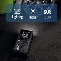 Mini automatique grand affichage LED gonfleur de pneu de voiture Portable sans fil pneu compresseur d'air nouveau Design ABS matériel