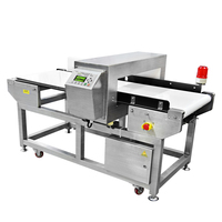 Potente detector de metales para alimentos, cinta transportadora para alimentos congelados, caja de regalo, máquina detectora de metales