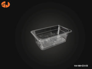 مخصص من البلاستيك الشفاف غير القابل للكسر مقالي طعام للفنادق - Product Image 6