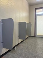 Système de cloisons de séparation pour toilettes publiques, séparateur d'urinoirs robuste pour hôtel de luxe