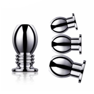 4 Tamaños, Tapón Anal de Metal Hueco, Estimulador Anal, Juguetes Sexuales para Adultos, Masturbación - Product Image 1