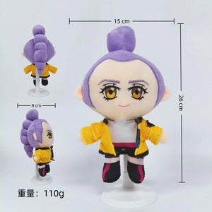 Vente en gros usine – Peluches animaux style dessin animé de 4 et 8 pouces – Tigre, oiseau, personnages de dessins animés - Product Image 2