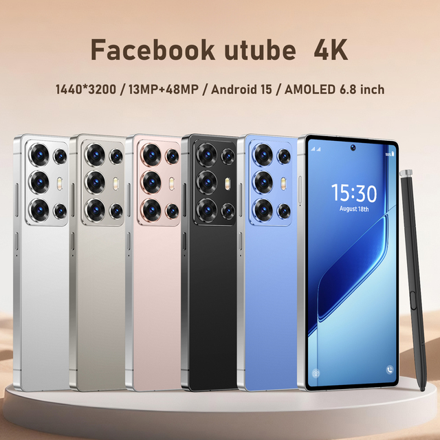 S6 5G Unlocked Smartphone 2026 New 6.8" 16+512GB 8000mAh 8-Core Android Phone Dual SIM Long Standby
