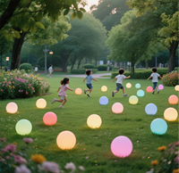 Lampe globe LED moderne à 16 couleurs, étanche IP65, diamètre 15 cm, autonomie 8-12h, alimentée par batterie, intensité réglable, éclairage pour la maison et le jardin