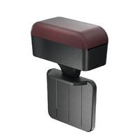 Boîte de rangement pour accoudoir de console avant en cuir de luxe Anjuny, porte-gobelets pour voiture, utilisation confortable toute saison, bureau à domicile, OEM disponible