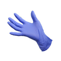 Gants violets pour salon de beauté, nail art, coiffure, barbier, tatouage, gants d'examen jetables 100% nitrile pur