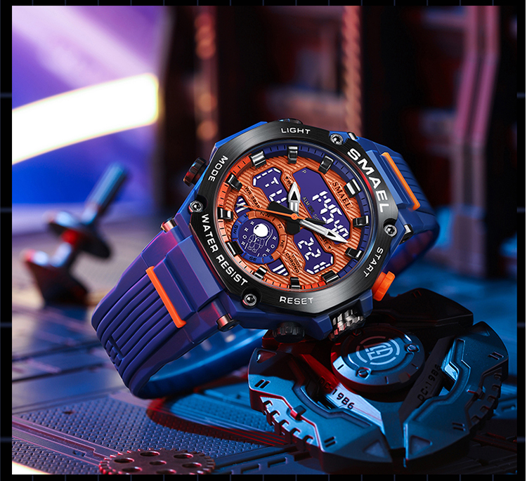 Newest Men's popular Watches Big Brand SMAEL 8069 Men Digital Sport Watches