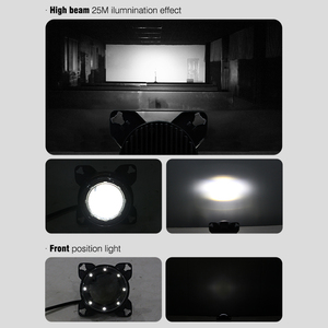 ไฟหน้าแทรคเตอร์ LED ทรงกลม35W ไฟสูงพร้อมไฟ LED สำหรับ B69383ที่จอดรถ - Product Image 3