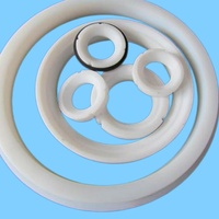 Siège de valve en PTFE haute température, résistant aux produits chimiques et à l'usure, pour applications industrielles lourdes, avec bague de manchon en PTFE pour valve à tournant