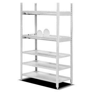 Nuevo Diseño móvil de acero inoxidable, 4 niveles, soportes de almacenamiento ajustables, escurridor, estante de secado de platos multicapa de Metal para Cocina - Product Image 3