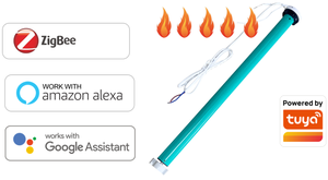 Motor Tubular Eléctrico Inteligente MyQ Tuya Zigbee de 1.3 Nm para Persianas Enrollables, Motor Automático para Tubos de 37 mm y 38 mm, 110-240 V CA - Product Image 2