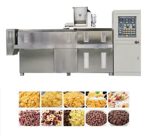 Corn flakes and grain flakes making machine