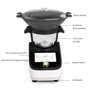 <span class=keywords><strong>Robot</strong></span> de <span class=keywords><strong>cuisine</strong></span> multifonctionnel <span class=keywords><strong>Thermomix</strong></span> 1500W en acier inoxydable, <span class=keywords><strong>robot</strong></span> culinaire intelligent contrôlé par application, automatique - Product Image 6