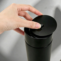 Mug isotherme en acier inoxydable 304, 450 ml, bouteille d'eau portable à double paroi sous vide avec couvercle coulissant, cadeaux d'affaires 6-12, enfants