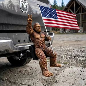 Cache-<span class=keywords><strong>attelage</strong></span> Bigfoot patriotique résistant aux intempéries, accessoire en résine durable pour camion et SUV, <span class=keywords><strong>d</strong></span>écoration patriotique pour <span class=keywords><strong>attelage</strong></span> Bigfoot - Product Image 4
